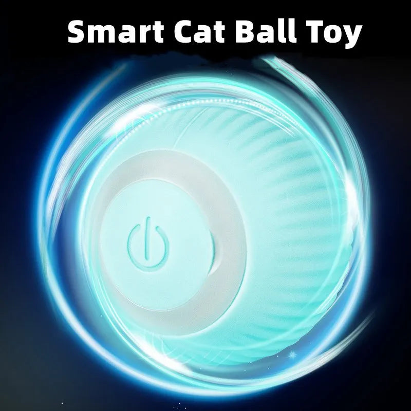Automatic Interactive Rolling Cat Toy - Smart Electronic Ball for Indoor Play