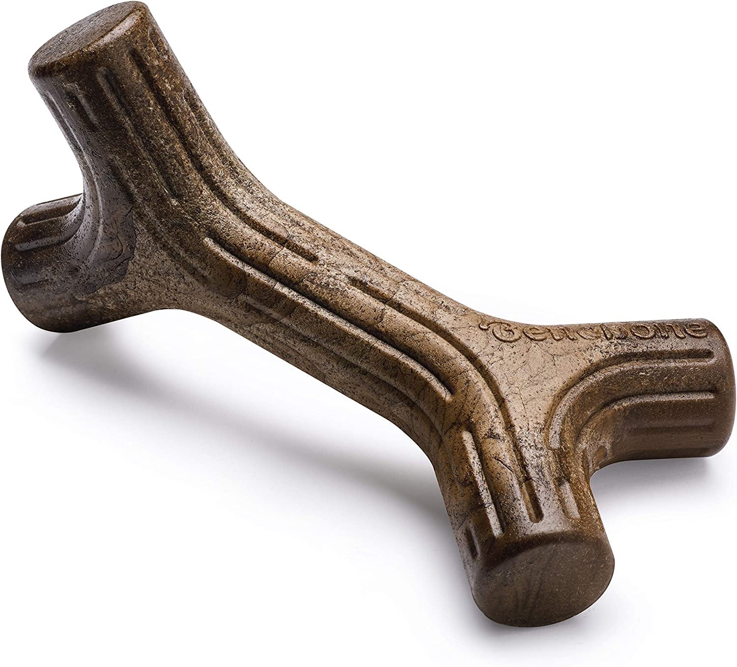 Maplestick Premium Real Wood Dog Chew Toy - Medium Size, Made in the USA, Durable and Long-Lasting for All Breeds